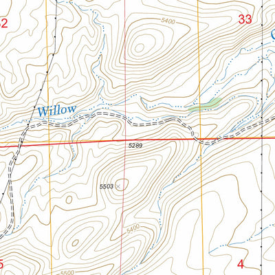 US Forest Service - Topo Glen, MT FSTopo Legacy digital map