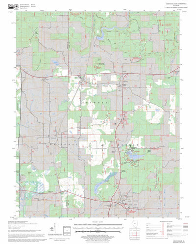 US Forest Service - Topo Glendale, IL FSTopo Legacy digital map