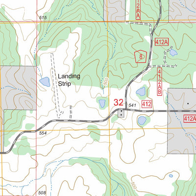 US Forest Service - Topo Glendale, IL FSTopo Legacy digital map