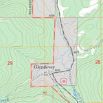 US Forest Service - Topo Glendevey, CO FSTopo Legacy digital map