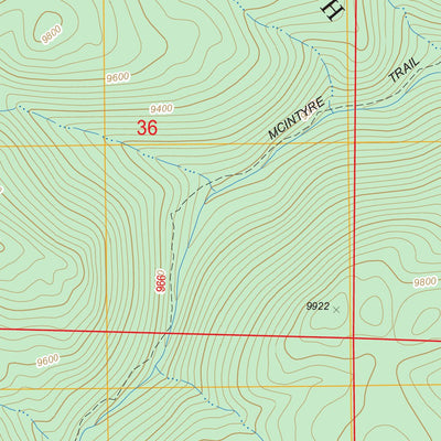 US Forest Service - Topo Glendevey, CO FSTopo Legacy digital map