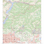 US Forest Service - Topo Glendora, CA FSTopo Legacy digital map