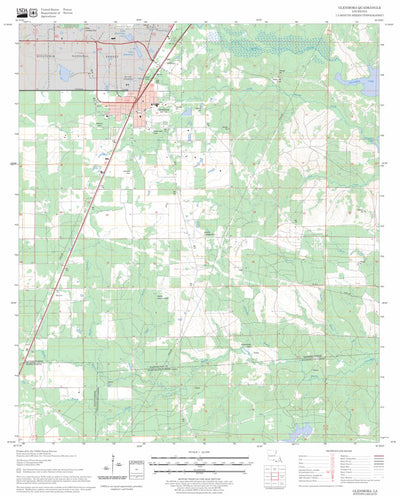 US Forest Service - Topo Glenmora, LA FSTopo Legacy digital map