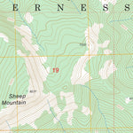 US Forest Service - Topo Glenn Creek, MT FSTopo Legacy digital map