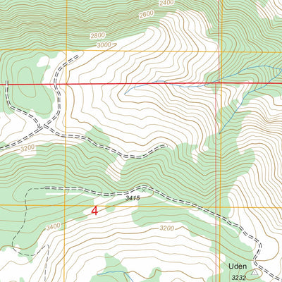 US Forest Service - Topo Glenoma, WA FSTopo Legacy digital map