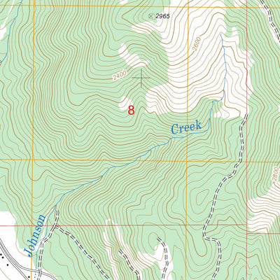 US Forest Service - Topo Glenoma, WA FSTopo Legacy digital map
