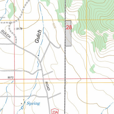 US Forest Service - Topo Glentivar, CO FSTopo Legacy digital map