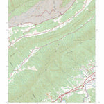 US Forest Service - Topo Glenvar, VA FSTopo Legacy digital map