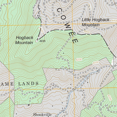US Forest Service - Topo Glenville, NC FSTopo Legacy digital map