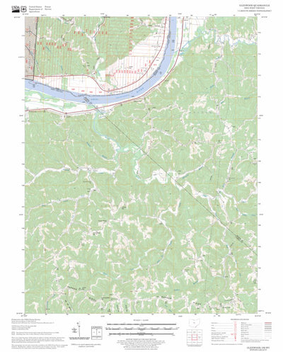 US Forest Service - Topo Glenwood, OH - WV FSTopo Legacy digital map