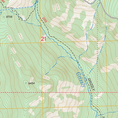 US Forest Service - Topo Glenwood Springs, CO FSTopo Legacy digital map