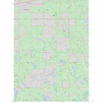 US Forest Service - Topo Glitter Lake, MI FSTopo Legacy digital map