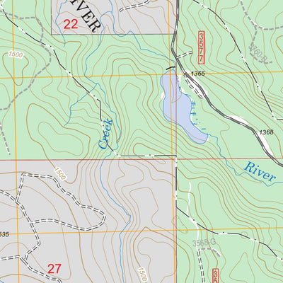 US Forest Service - Topo Glitter Lake, MI FSTopo Legacy digital map