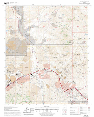 US Forest Service - Topo Globe, AZ FSTopo Legacy digital map