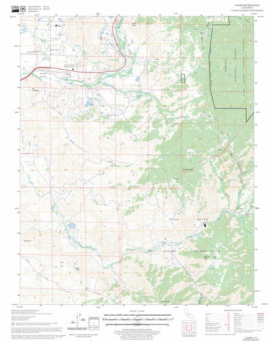 US Forest Service - Topo Globe, CA FSTopo Legacy digital map