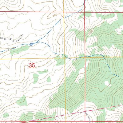 US Forest Service - Topo Globe, CA FSTopo Legacy digital map