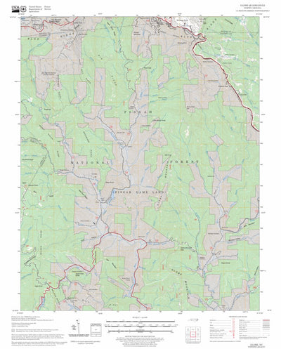 US Forest Service - Topo Globe, NC FSTopo Legacy digital map