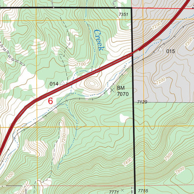 US Forest Service - Topo Glorieta, NM FSTopo Legacy digital map