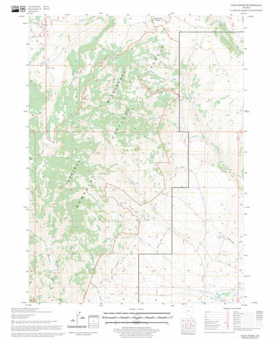US Forest Service - Topo Goat Creek, NV FSTopo Legacy digital map