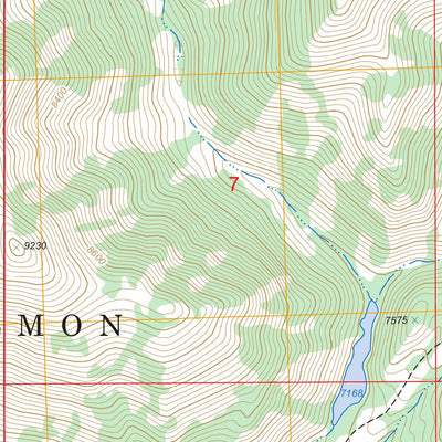 US Forest Service - Topo Goat Mountain, ID - MT FSTopo Legacy digital map