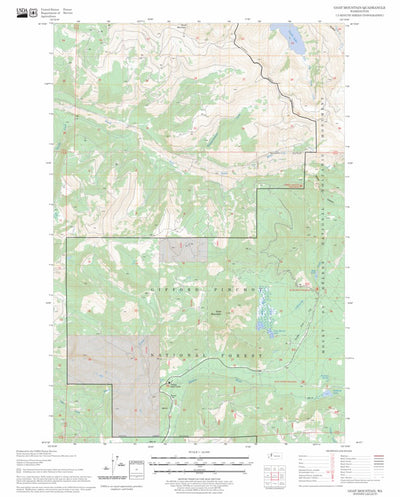 US Forest Service - Topo Goat Mountain, WA FSTopo Legacy digital map