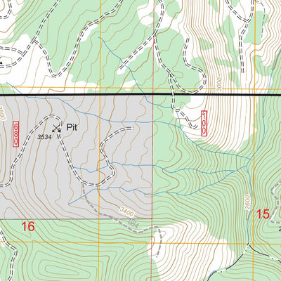 US Forest Service - Topo Goat Mountain, WA FSTopo Legacy digital map