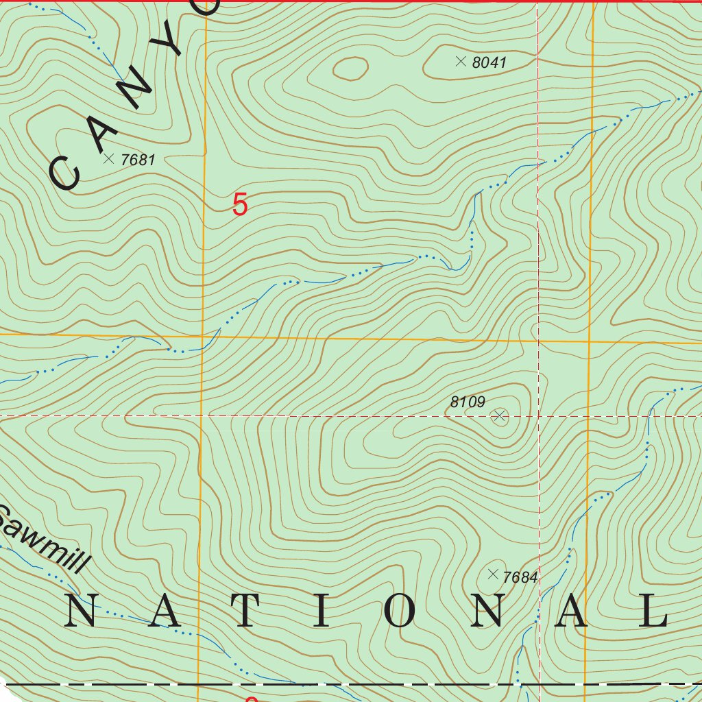 Goat Ranch Springs, NV FSTopo Legacy Map by US Forest Service - Topo ...
