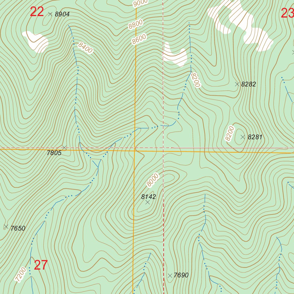 Goat Ranch Springs, NV FSTopo Legacy Map by US Forest Service - Topo ...