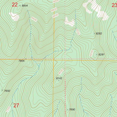 US Forest Service - Topo Goat Ranch Springs, NV FSTopo Legacy digital map