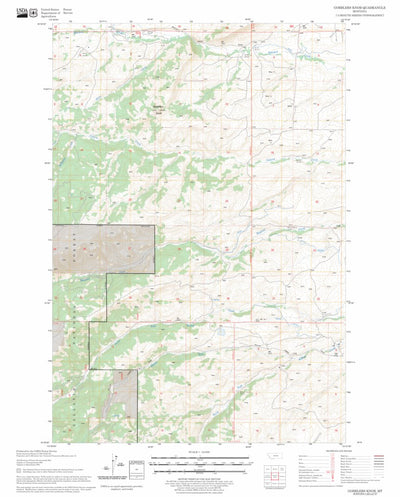US Forest Service - Topo Gobblers Knob, MT FSTopo Legacy digital map