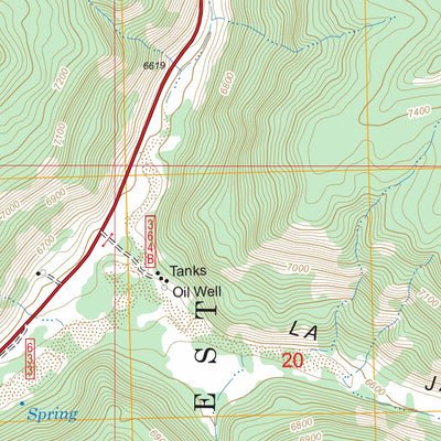 US Forest Service - Topo Gobernador, NM FSTopo Legacy digital map