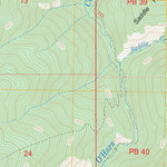 US Forest Service - Topo Goddard Point, ID FSTopo Legacy digital map