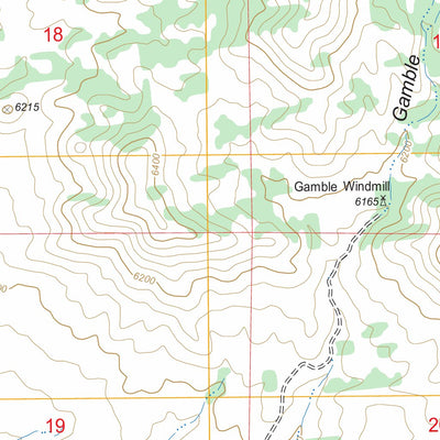 US Forest Service - Topo Godfrey Peak, NM FSTopo Legacy digital map
