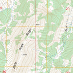 US Forest Service - Topo Gods Pocket Peak, NV FSTopo Legacy digital map