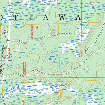 US Forest Service - Topo Gogebic, MI FSTopo Legacy digital map