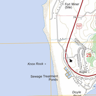 US Forest Service - Topo Gold Beach, OR FSTopo Legacy digital map