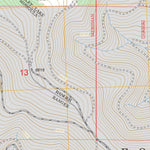 US Forest Service - Topo Gold Creek Peak, MT FSTopo Legacy digital map