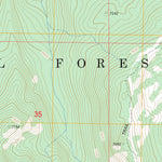 US Forest Service - Topo Gold Fork Rock, ID FSTopo Legacy digital map