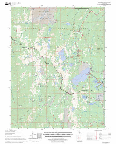 US Forest Service - Topo Gold Lake, CA FSTopo Legacy digital map