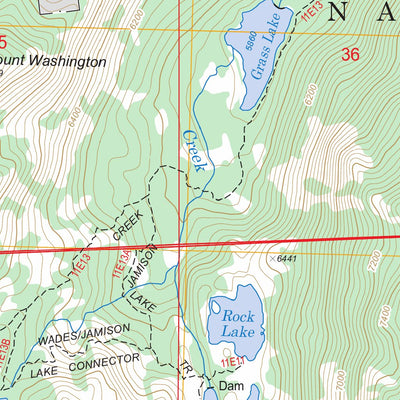 US Forest Service - Topo Gold Lake, CA FSTopo Legacy digital map
