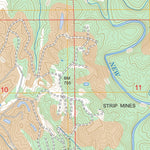 US Forest Service - Topo Gold Mine, AL FSTopo Legacy digital map