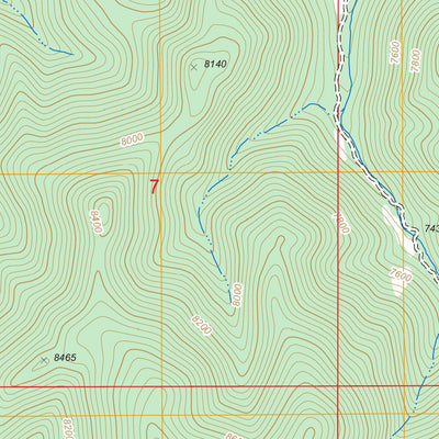US Forest Service - Topo Gold Park, NV FSTopo Legacy digital map