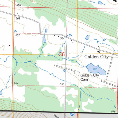 US Forest Service - Topo Golden City, AR FSTopo Legacy digital map