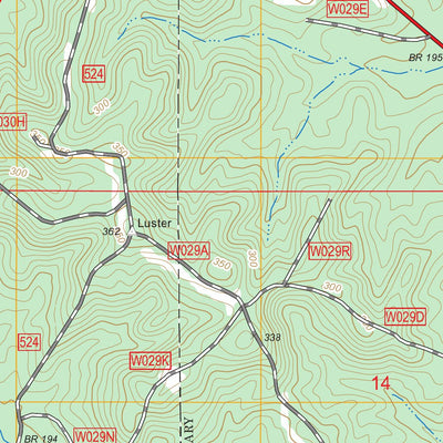 US Forest Service - Topo Goldonna, LA FSTopo Legacy digital map