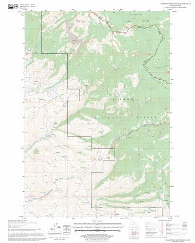 US Forest Service - Topo Goldstone Mountain, ID - MT FSTopo Legacy digital map