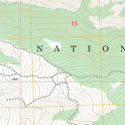 US Forest Service - Topo Goldstone Mountain, ID - MT FSTopo Legacy digital map