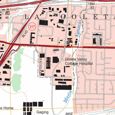 US Forest Service - Topo Goleta, CA FSTopo Legacy digital map