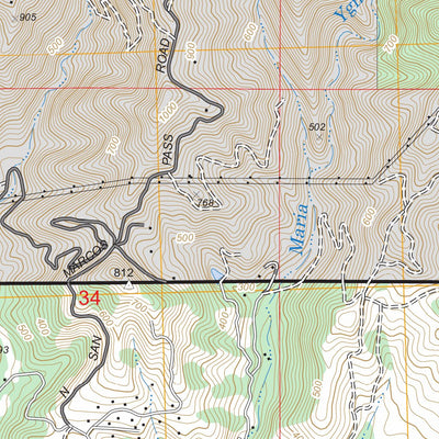 US Forest Service - Topo Goleta, CA FSTopo Legacy digital map