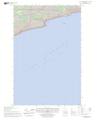 US Forest Service - Topo Good Harbor Bay, MN FSTopo Legacy digital map