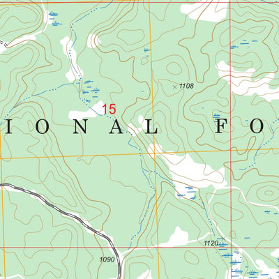 US Forest Service - Topo Goodar, MI FSTopo Legacy digital map